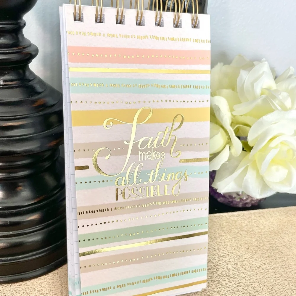 NWT Hardcover Gold Foil Notebook/Journal Notepad Stationery Bundle